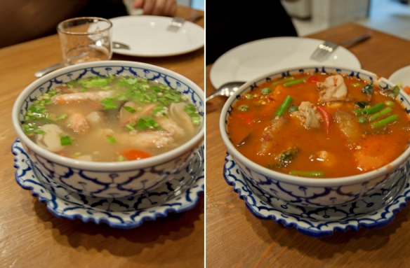 Tom Yam Soup and Jungle Curry